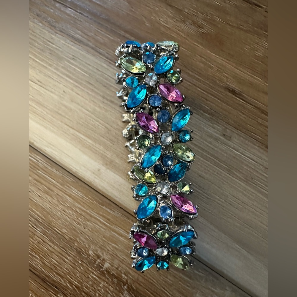 Modern Colorful Rhinestone Bracelets (2) - Picture 5 of 6